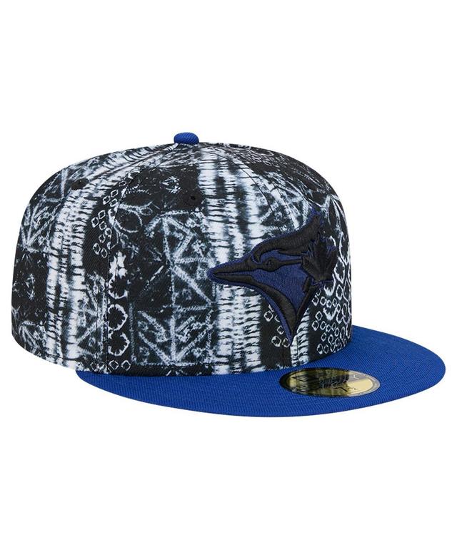 Mens New Era Black Toronto Blue Jays Sands 59FIFTY Fitted Hat Product Image