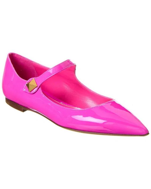 Tiptoe Patent Flat In Pink Product Image