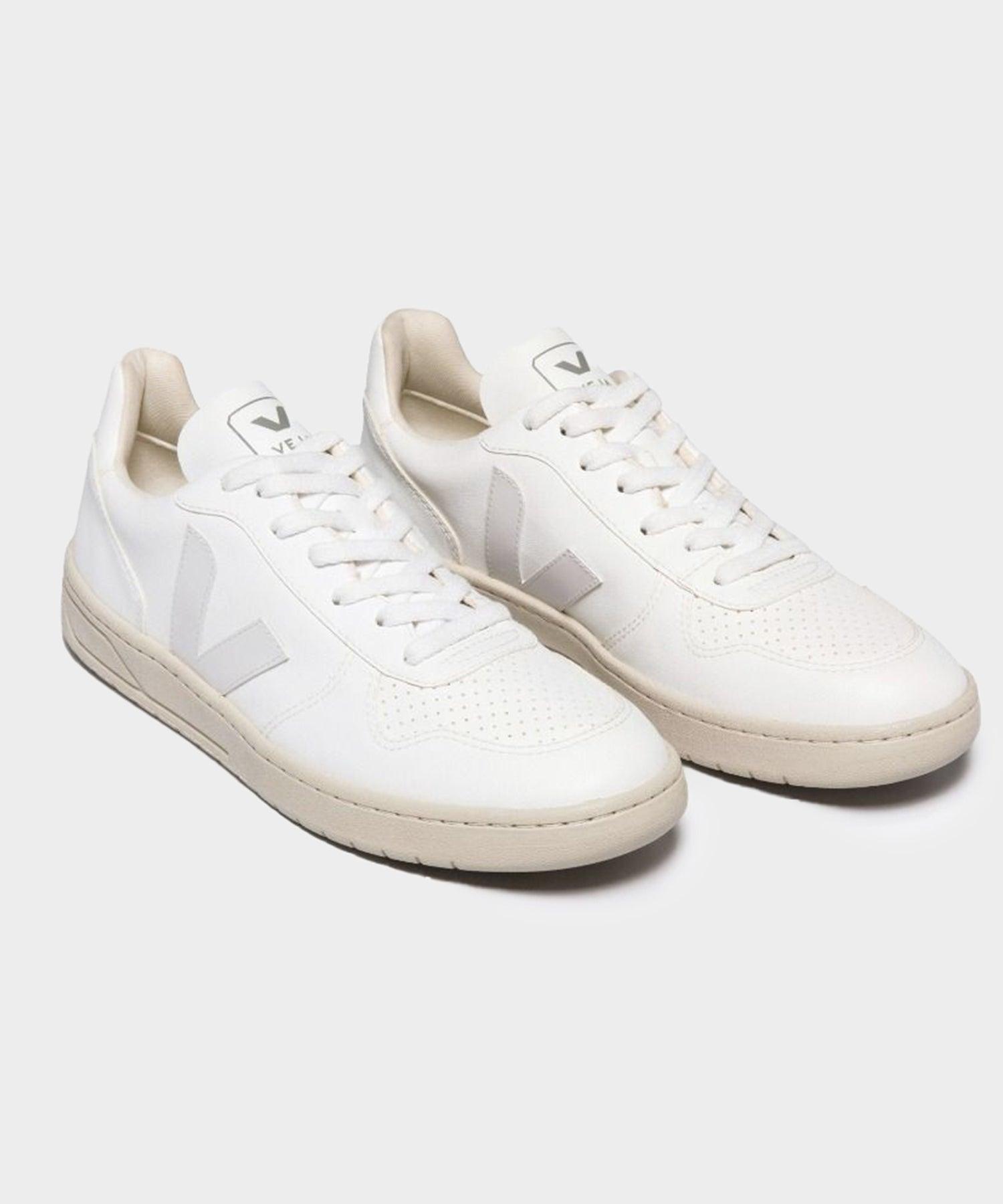 Veja V-10 Vegan Leather CWL Full White Product Image