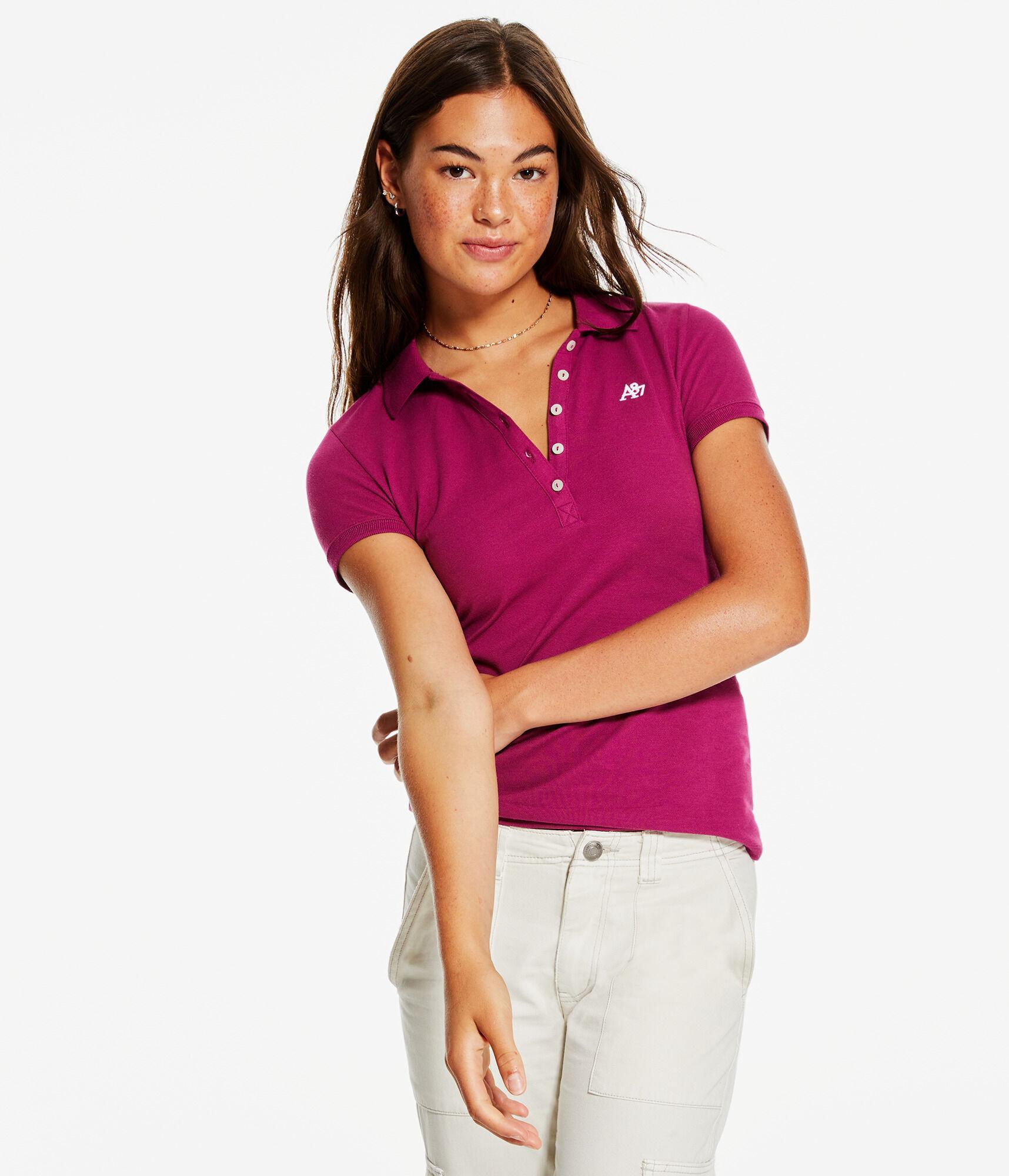 GirlsTopsPolosA87 Piqué Polo Product Image