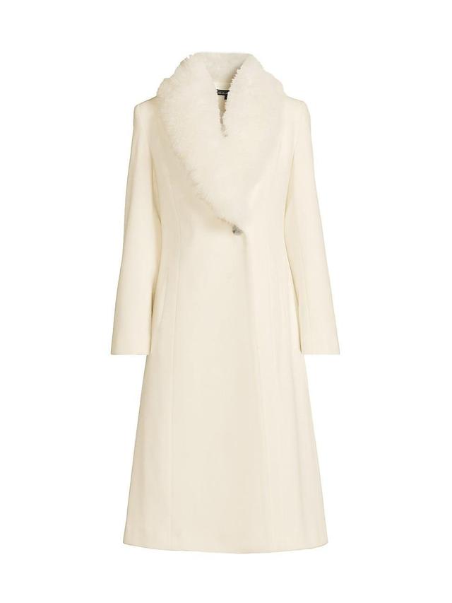 Womens Wool-Cashmere Princess Coat Product Image