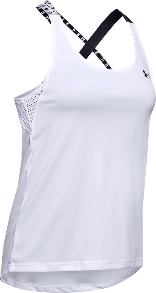 Women's HeatGear® Armour Wordmark Double Strap Tank Product Image