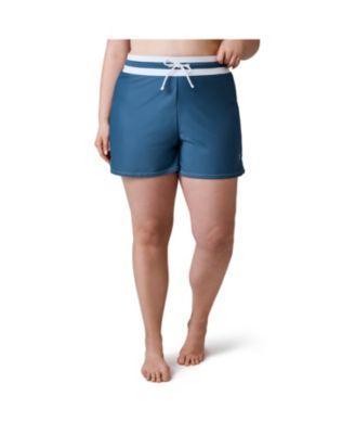 Plus Size Drawstring Swim Short Product Image