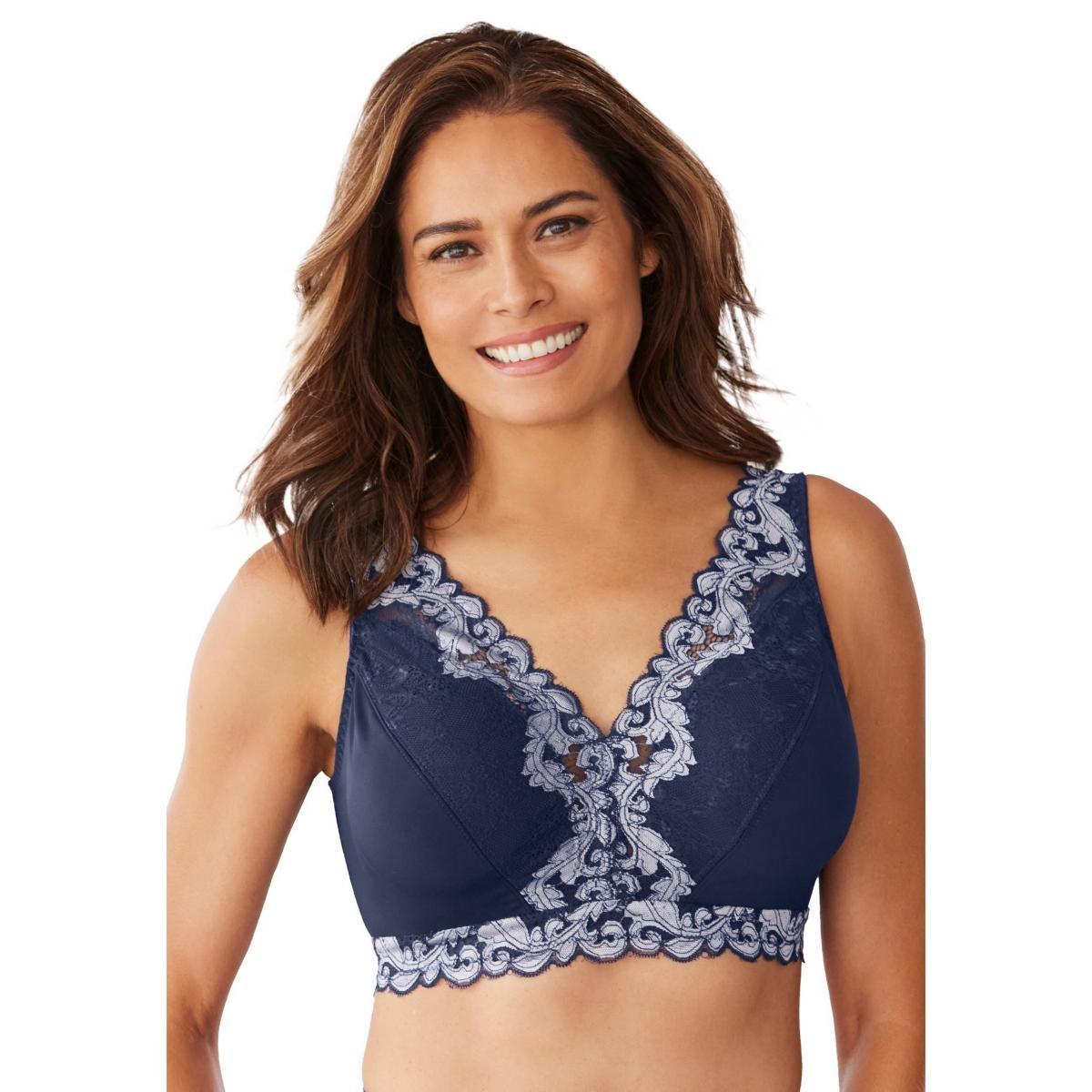 Comfort Choice Womens Lace Leisure Bralette Product Image