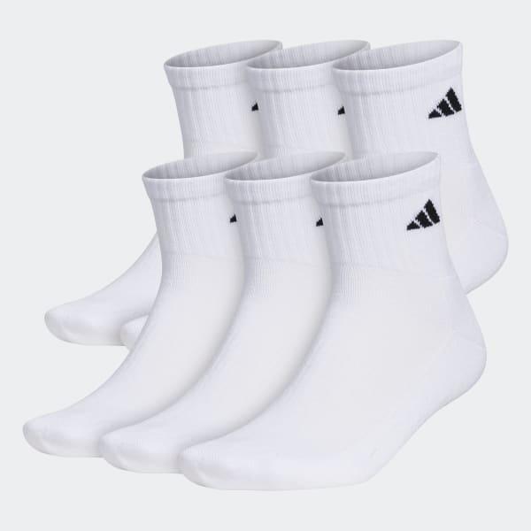 Athletic Cushioned Quarter Socks 6 Pairs Product Image