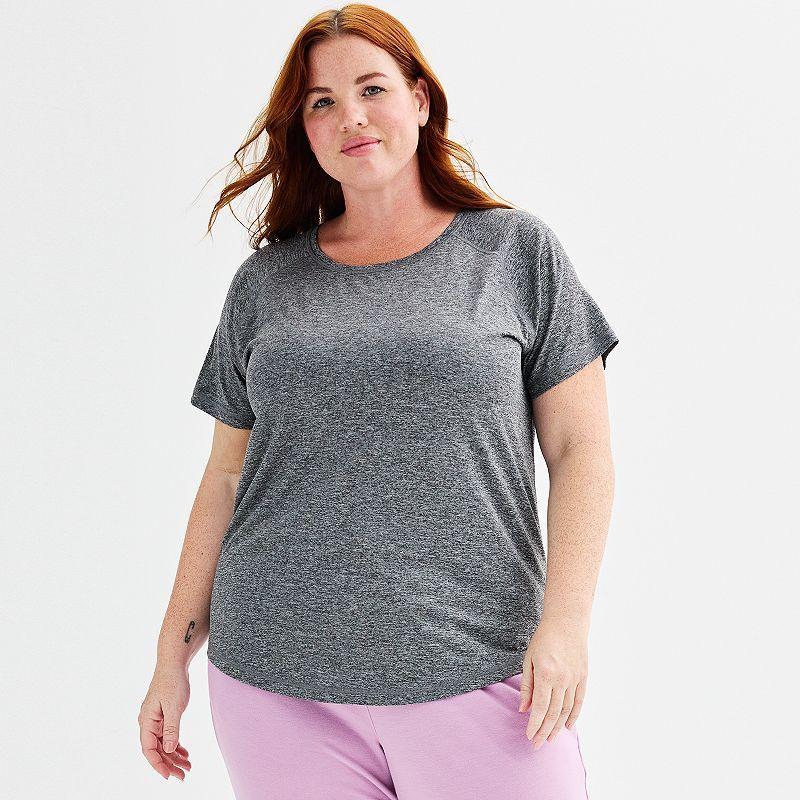 Plus Size Tek Gear Dry Tek Short Sleeve Tee, Womens Product Image