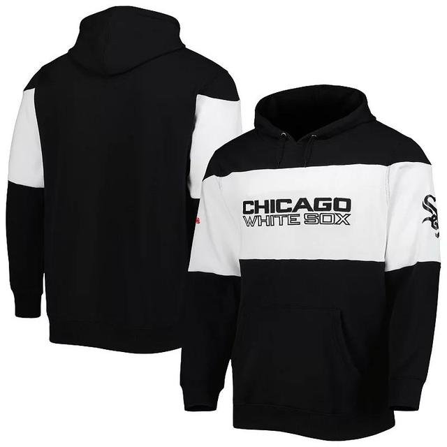 Mens Stitches /White Chicago White Sox Stripe Pullover Hoodie Product Image