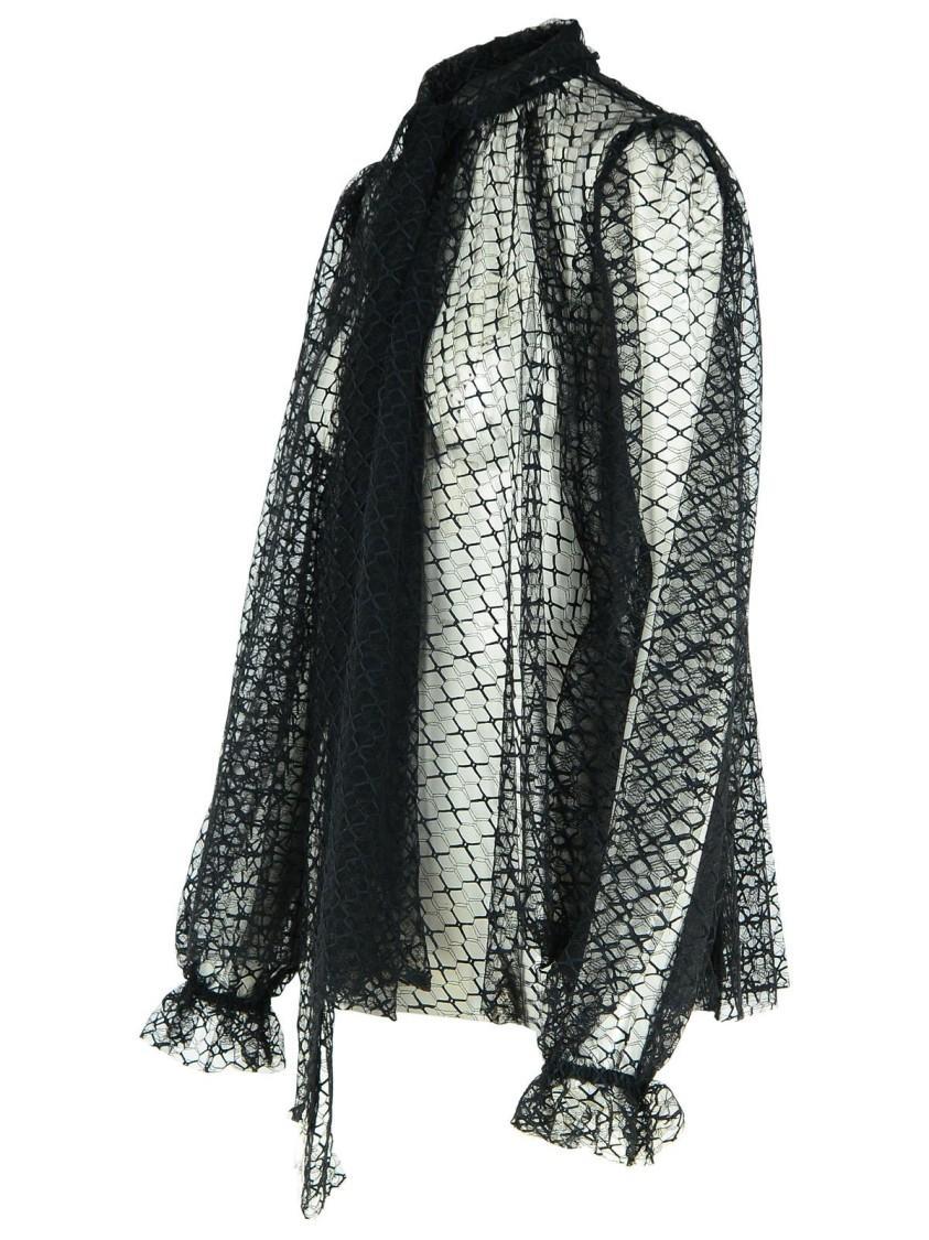 DOLCE & GABBANA Black Polyamide Blouse Product Image