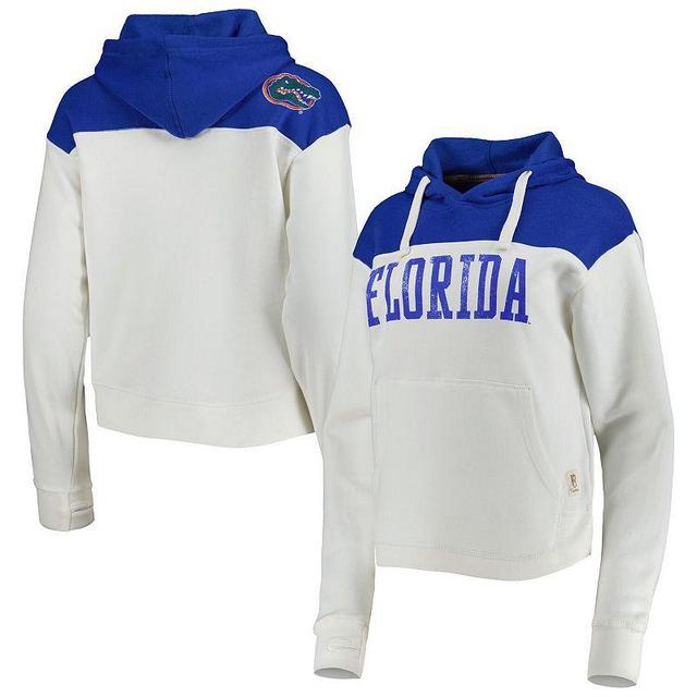 Womens Pressbox /Royal Florida Gators Chicago 2-Hit Yoke Pullover Hoodie Product Image