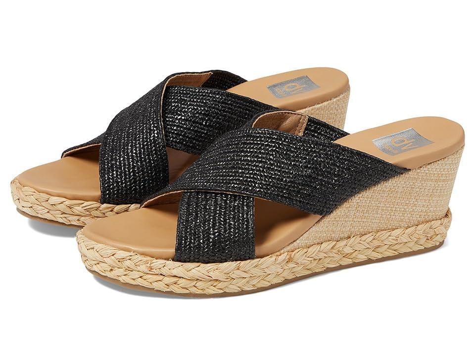 Dv Dolce Vita Womens Erial Crossband Raffia Wedge Sandals Product Image