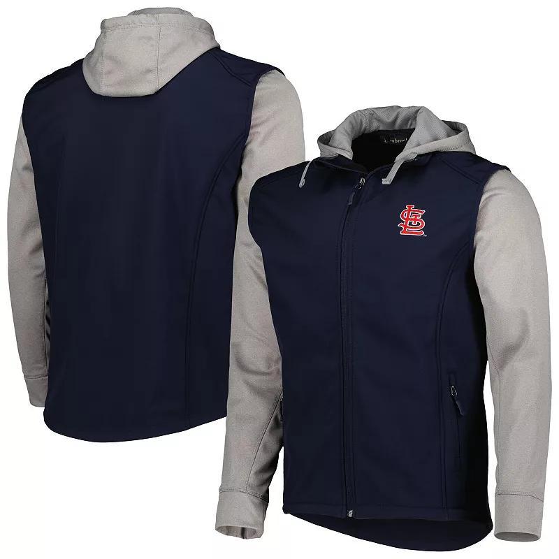 Mens Dunbrooke /Heather Gray St. Louis Cardinals Alpha Full-Zip Jacket Blue Product Image