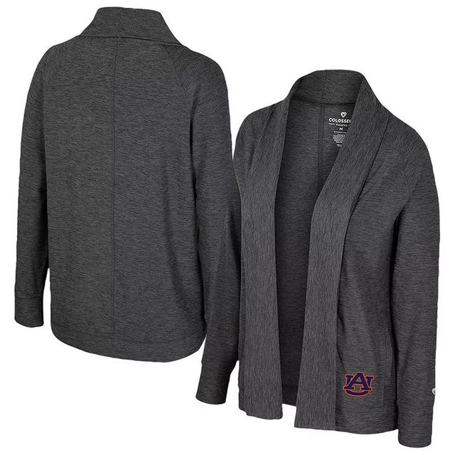 Womens Colosseum Charcoal Auburn TigersDash Cardigan Product Image