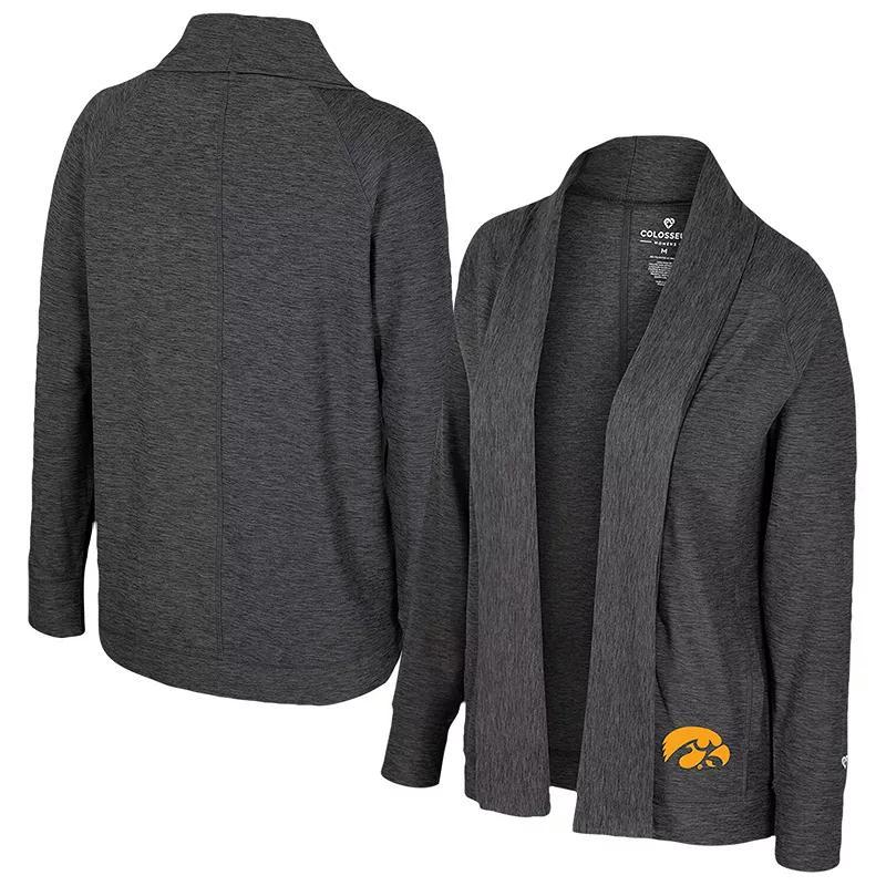 Womens Colosseum Charcoal Iowa State CyclonesDash Cardigan Product Image