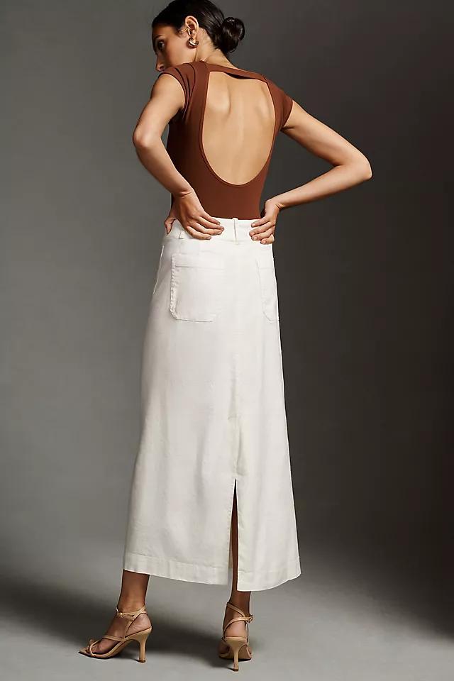 The Colette Maxi Skirt by Maeve: Linen Edition Product Image