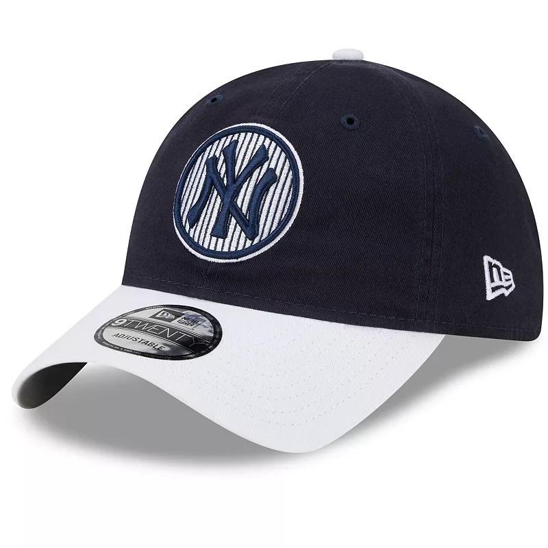 Mens New Era New York Yankees 2024 Batting Practice 9TWENTY Adjustable Hat, Blue Product Image