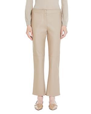 Sublime Faux Leather Kick-Flare Trousers Product Image