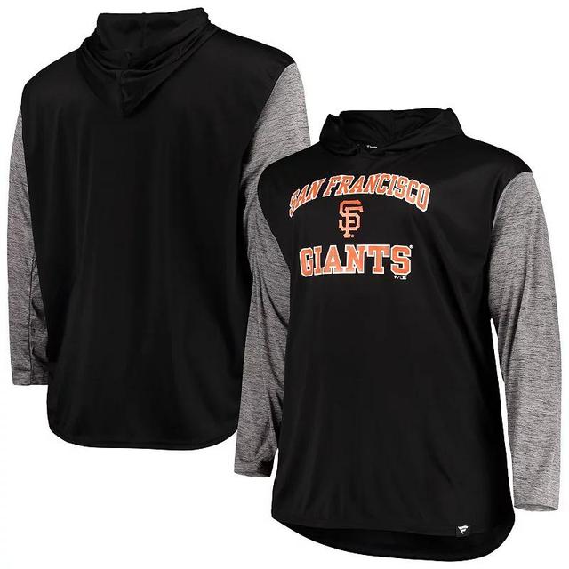 Mens /Heathered San Francisco Giants Big & Tall Wordmark Club Pullover Hoodie Product Image