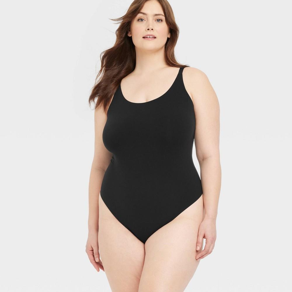 Womens 4-Way Stretch Cami Bodysuit - Auden Black XXL Product Image