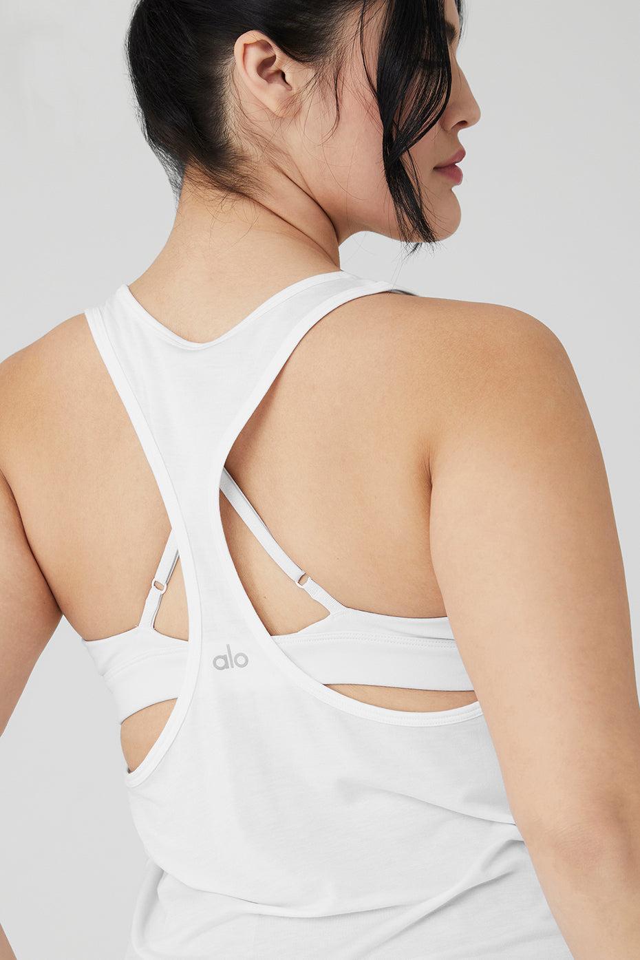 All Day Tank - White Female Product Image