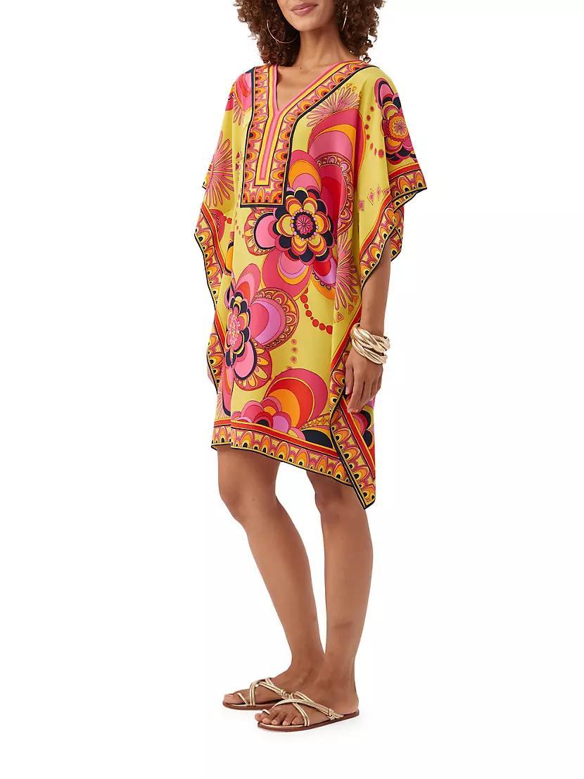 Theodora Silk Tunic Dress Product Image