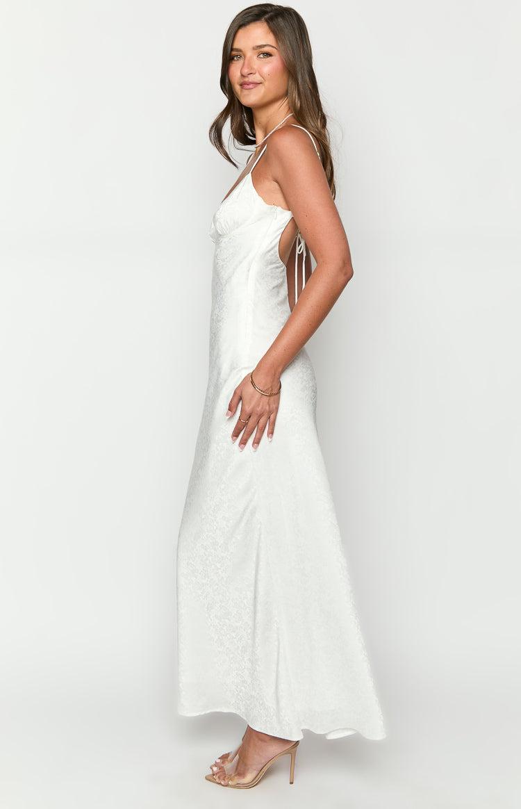 Gloria White Maxi Dress Product Image