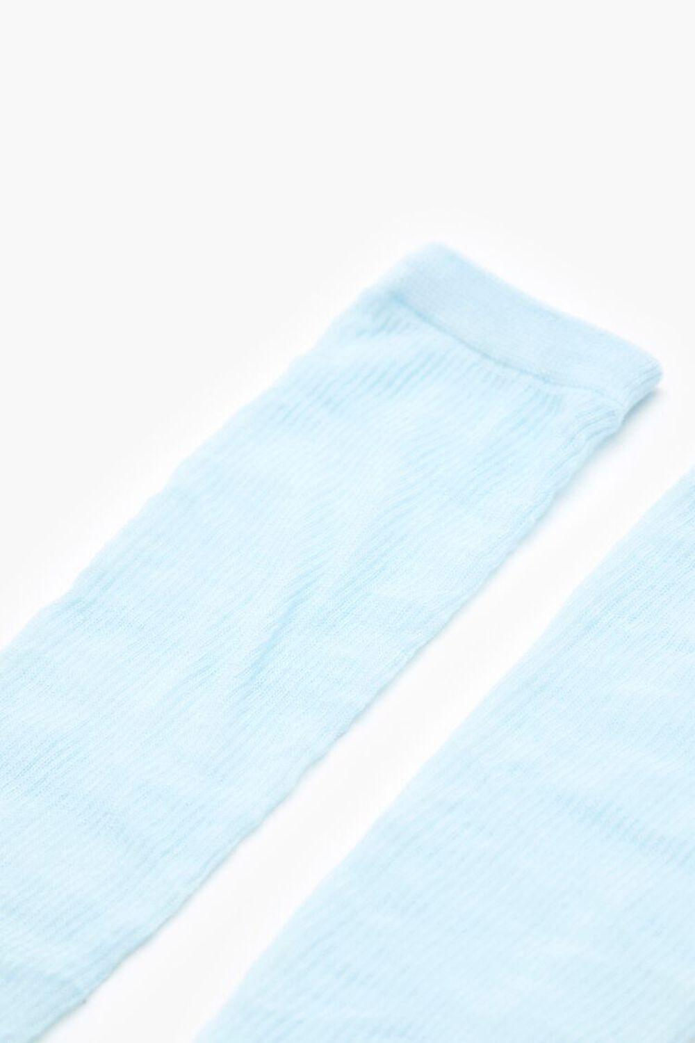 Ribbed Knit Scrunch Crew Socks | Forever 21 Product Image