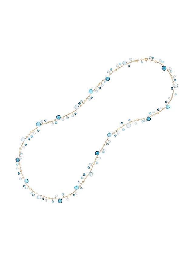 Womens Paradise Topaz 18K Yellow Gold & Mixed Topaz Long Necklace Product Image