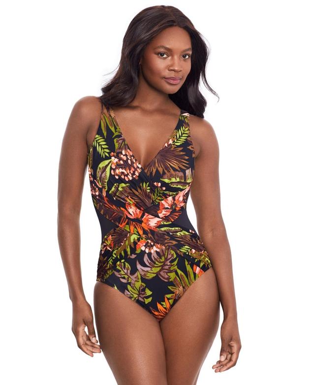 Womens Botanico Crossover One-Piece Swimsuit Product Image