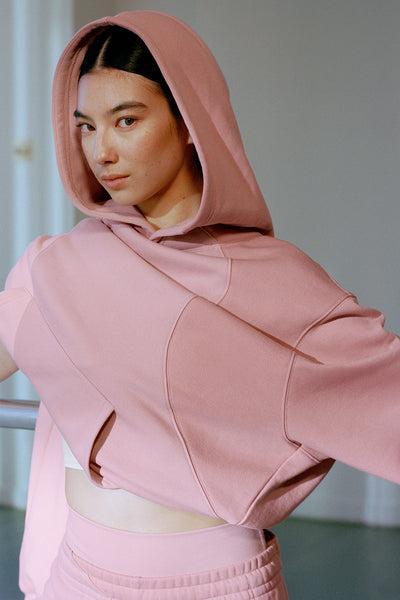 Make Waves Hoodie - Sunset Pink Tonal Product Image