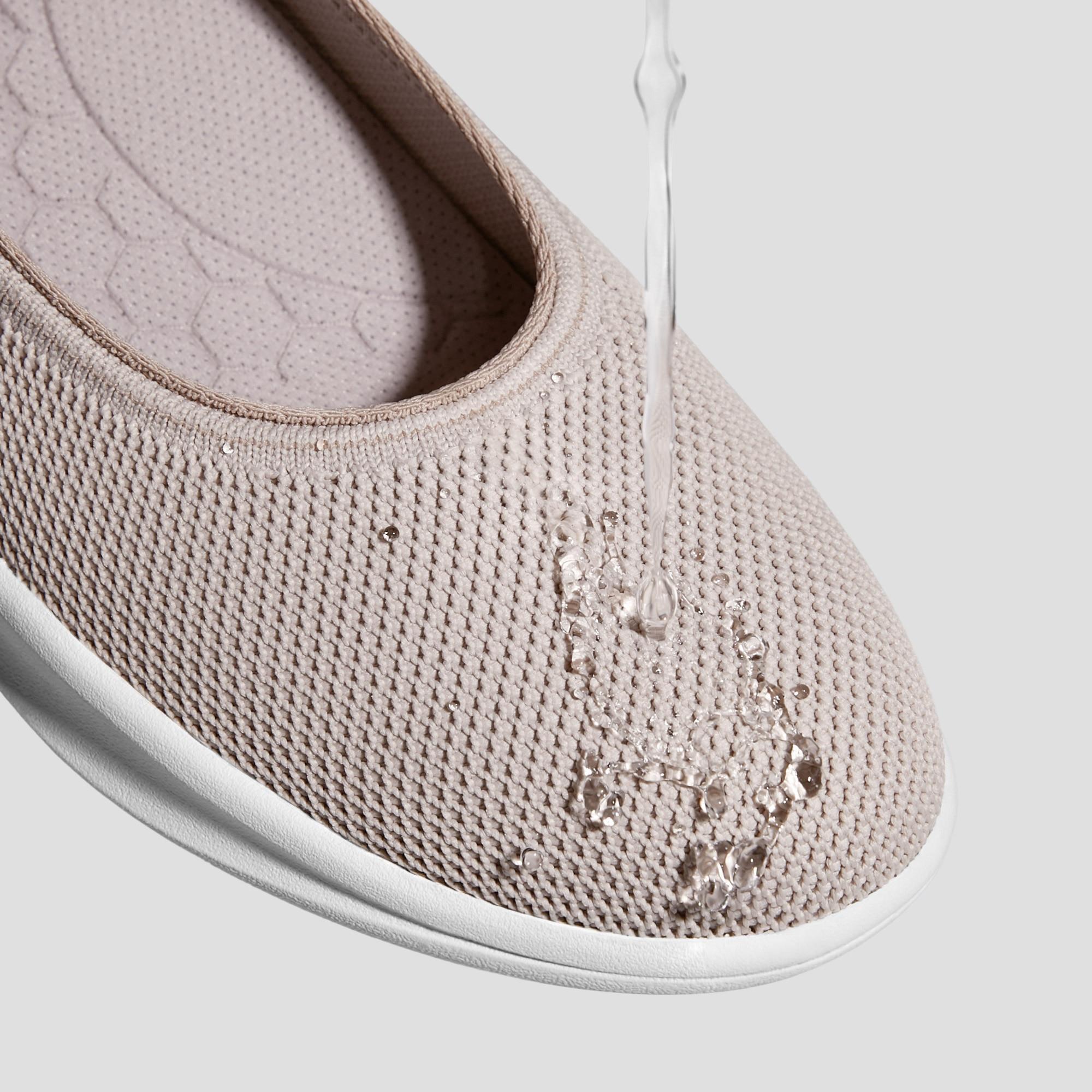 Water-Repellent Round-Toe All-Day Sneaker Flats (Izabel) Product Image