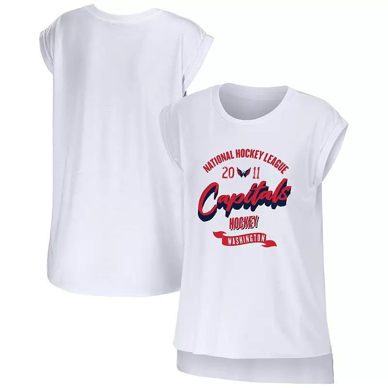 Womens WEAR by Erin Andrews Washington Capitals Domestic Tank Top Product Image