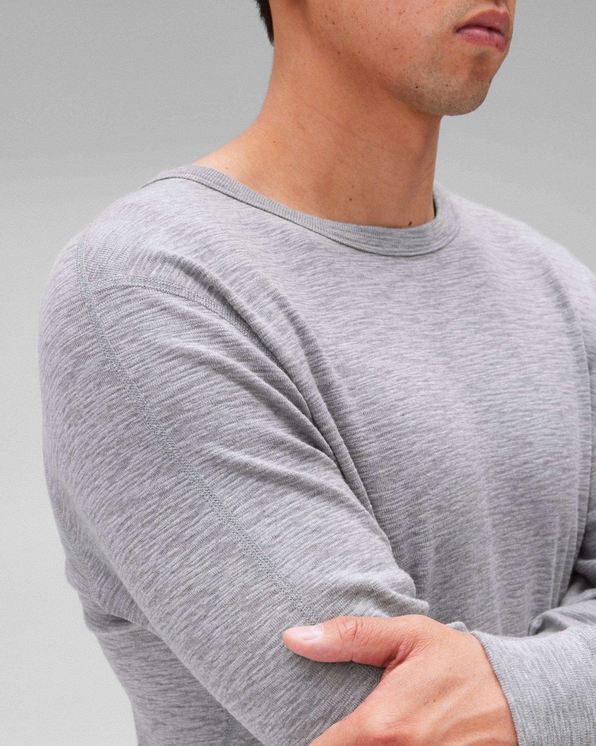 1x1 Slub Long Sleeve Male Product Image