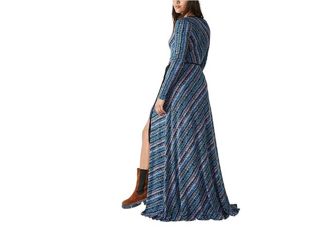 Free People Phoebe Maxi (Dark Combo) Women's Dress Product Image