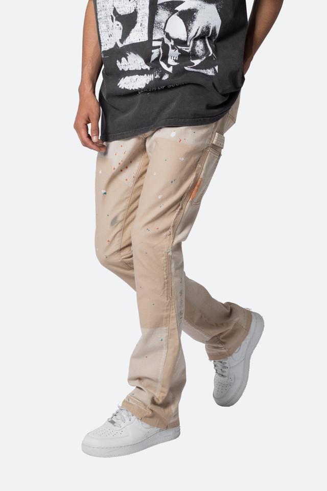 B243 Flare Denim - Khaki Product Image