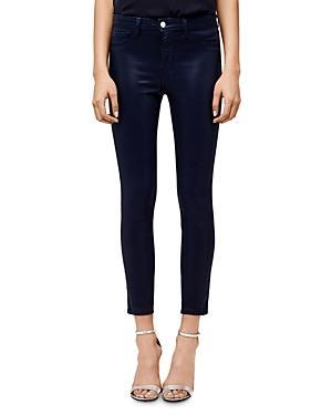 Womens Margot High-Rise Ankle Skinny Coated Jeans Product Image