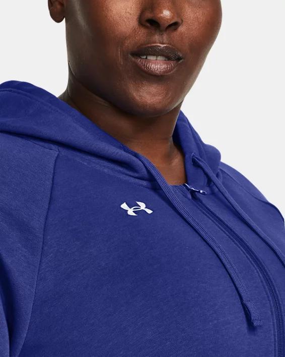 Women's UA Rival Fleece Full-Zip Hoodie Product Image