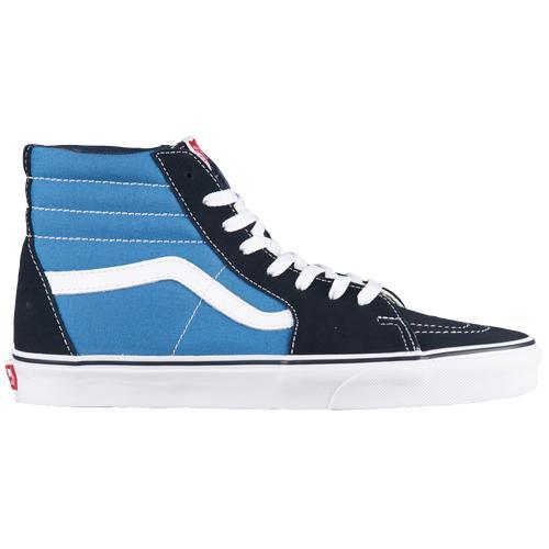 Vans Mens Sk8 Hi - Shoes Blue/Navy Product Image