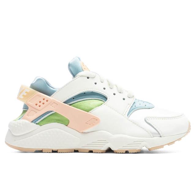 Air Huarache SE Women's - Sail/Arctic Orange/Worn Blue/Vivid Green Female Product Image