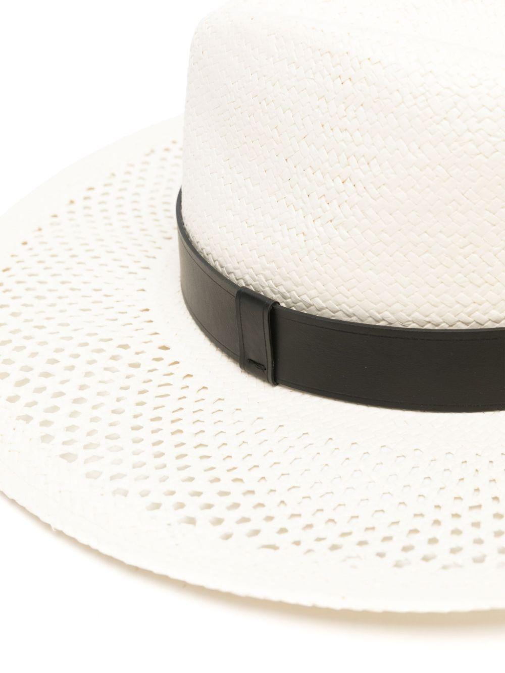 MAX MARA Sidney Sun Hat In White Product Image