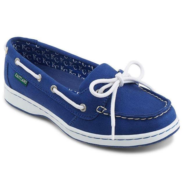 Womens Eastland Kansas City Royals Sunset Boat Shoes Blue Product Image