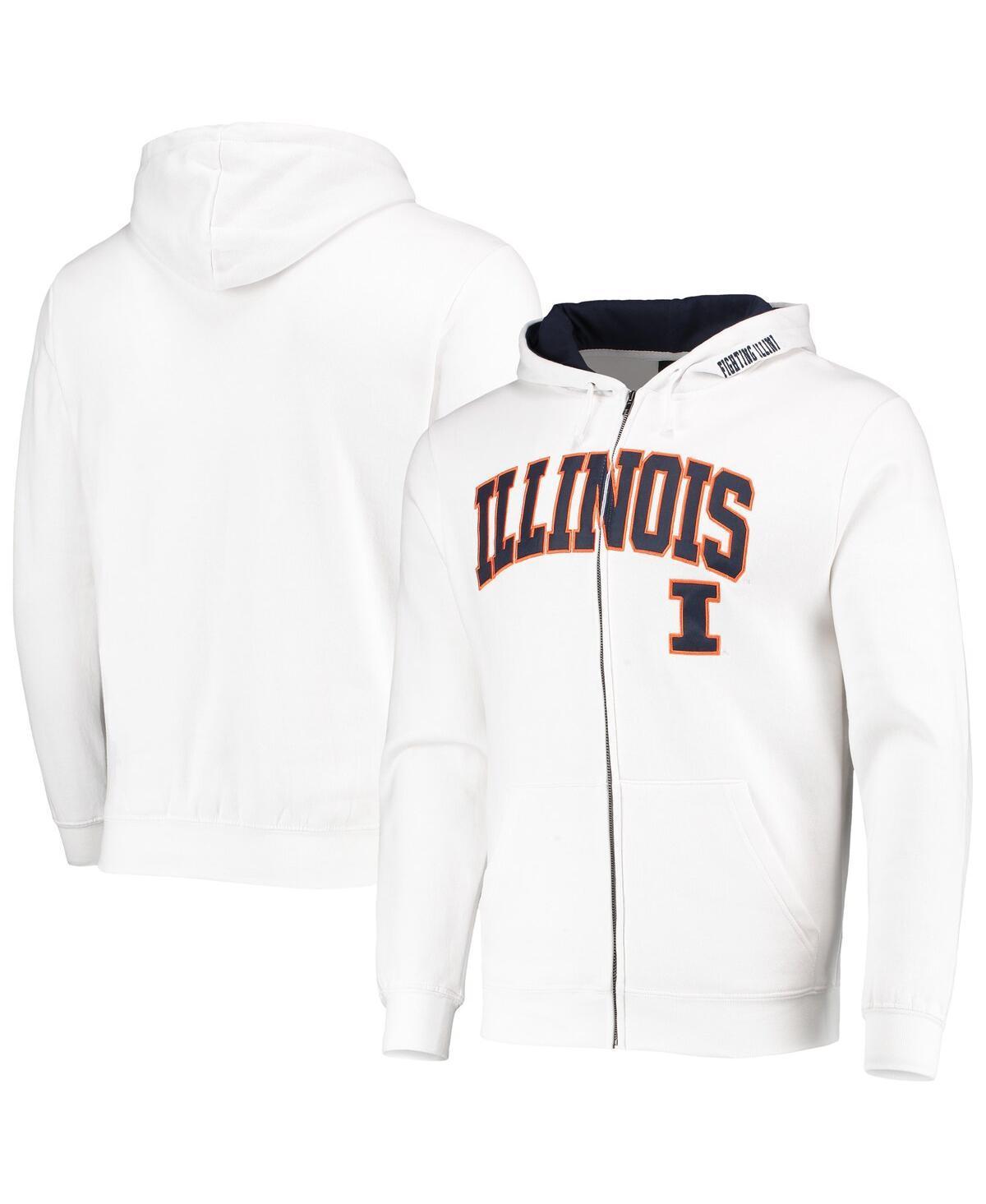 Mens Colosseum Illinois Fighting Illini Arch & Logo 3.0 Full-Zip Hoodie Product Image