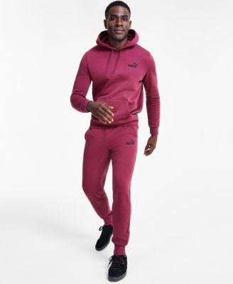 Puma Mens Embroidered Logo Fleece Hoodie Joggers Product Image