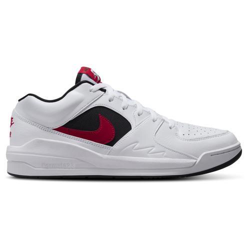 Jordan Mens Stadium 90 - Basketball Shoes White/Gym Red/Black Product Image