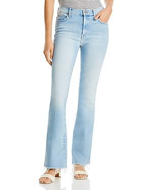 Womens Weekender Fray Mid-Rise Flared Jeans Product Image