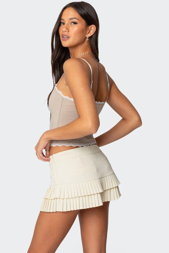 Alara Lace Trim Tank Top Product Image