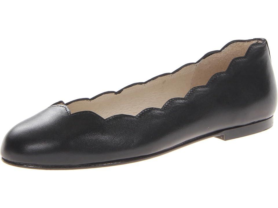 French Sole Jigsaw (Black Nappa Leather) Women's Flat Shoes Product Image