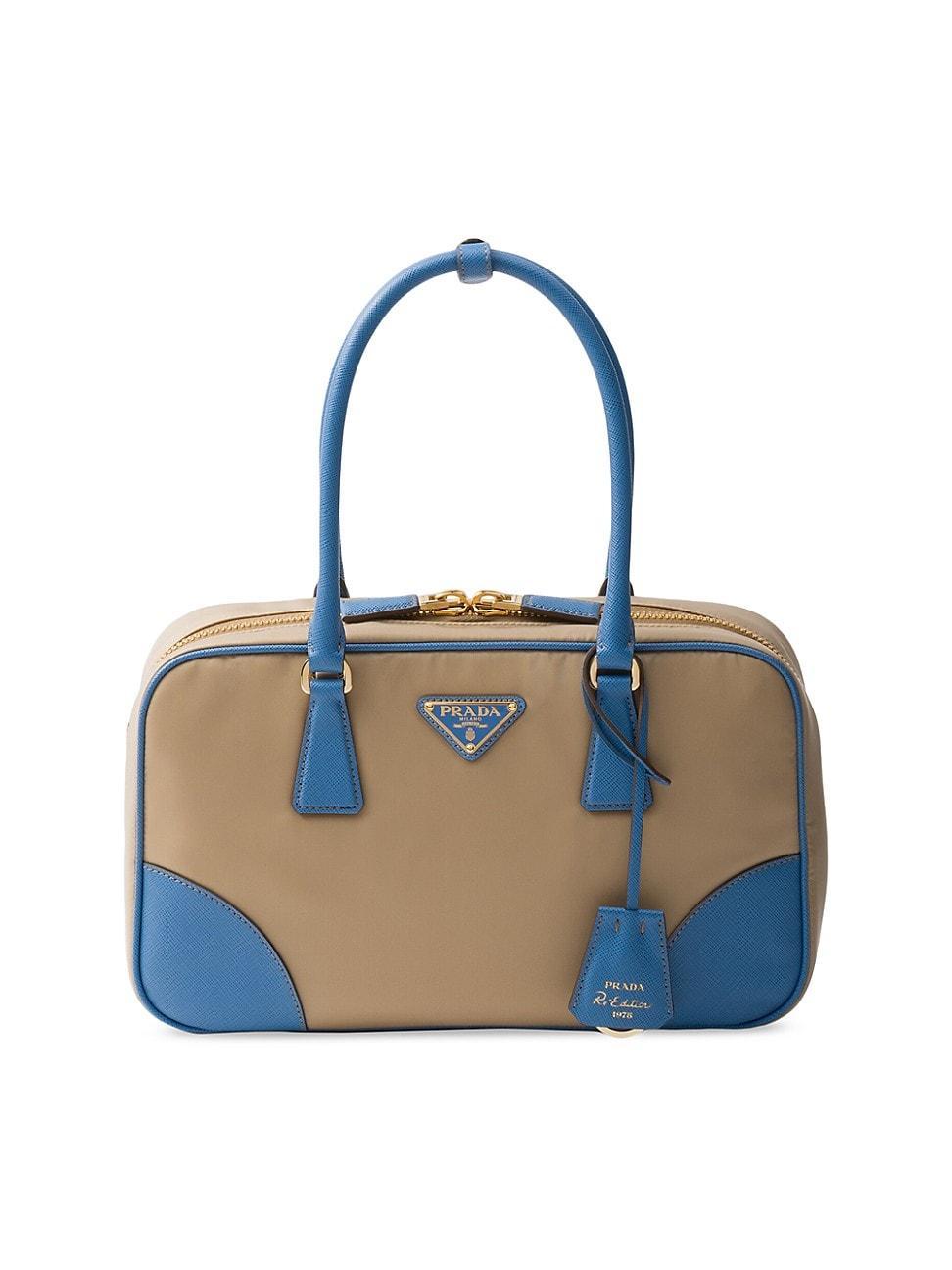 Womens Re-Edition 1978 Medium Re-Nylon and Saffiano Leather Bag Product Image