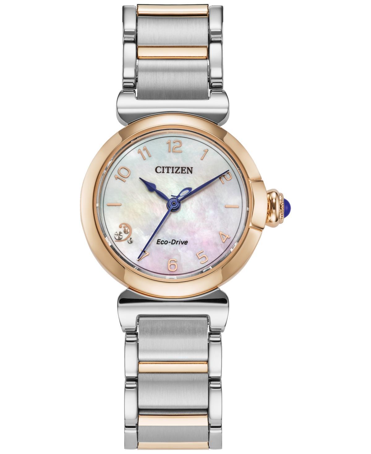 Citizen Eco-Drive Womens Two-Tone Stainless Steel Bracelet Watch 26mm Product Image