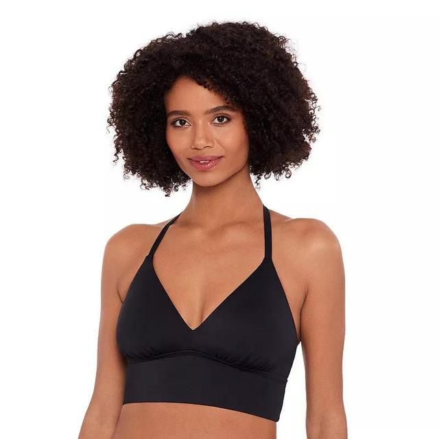 Womens Eco Beach Long Line Bralette Swim Top Product Image