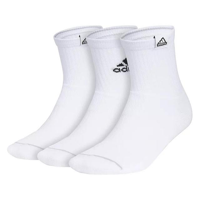 Mens adidas Cushioned Sport 2.0 High Quarter Sock 3-Pack Product Image